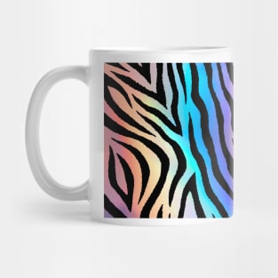Colorful abstract zebra Mug